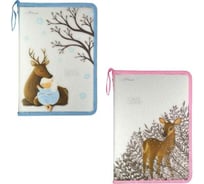 Папка на молнии с окантовкой Bruno Visconti FOREST DREAM А4 2 вида 14-032/04