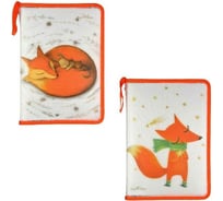 Папка на молнии с окантовкой Bruno Visconti ВОЛШЕБНЫЕ ЛИСЫ А4 2 вида 14-032/03