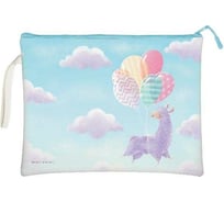 Папка на молнии Bruno Visconti ЛАВАНДОВЫЕ ЛАМЫ ОБЛАЧКА ФА4 34х26 см 14-001/11