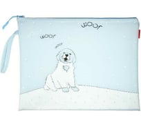 Папка на молнии Bruno Visconti ВЕСЕЛАЯ СОБАЧКА силикон, ФА4 34х26 см 14-004/04