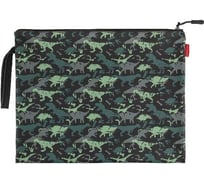 Папка на молнии Bruno Visconti ДИНОЗАВРЫ ПАТТЕРН силикон, ФА4 34х26 см 14-004/09