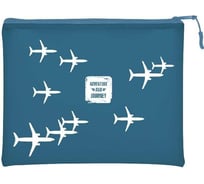 Папка на молнии Bruno Visconti ADVENTURE AND JOURNEY силикон, ФА5+ 26х20 см 14-005/10