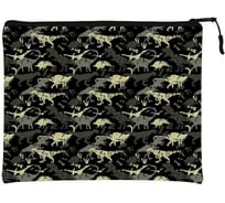 Папка на молнии Bruno Visconti ДИНОЗАВРЫ ПАТТЕРН силикон, ФА5+ 26х20 см 14-005/09