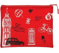 Папка на молнии Bruno Visconti ЛОНДОН силикон, ФА5+ 26х20 см 14-005/16