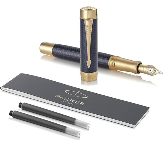 Перьевая ручка Parker Duofold - Blue Chevron GT, M 1931370