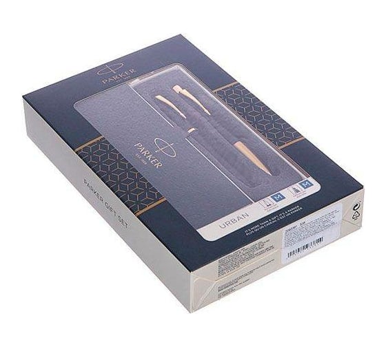 Подарочный набор Parker Urban Core - Muted Black GT, ручка перьевая+ручка шариковая 2093381