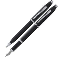 Подарочный набор Cross Century II Black, шариковая ручка, перьевая ручка AT0087WG-98MS