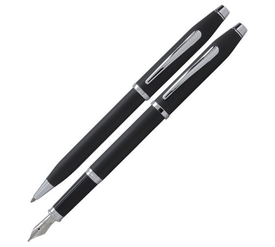 Подарочный набор Cross Century II Black, шариковая ручка, перьевая ручка AT0087WG-98MS 1