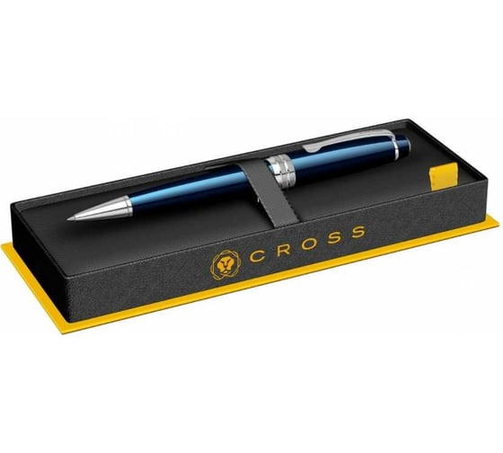 Шариковая ручка Cross Bailey - Blue Lacquer CT M BL AT0452-12