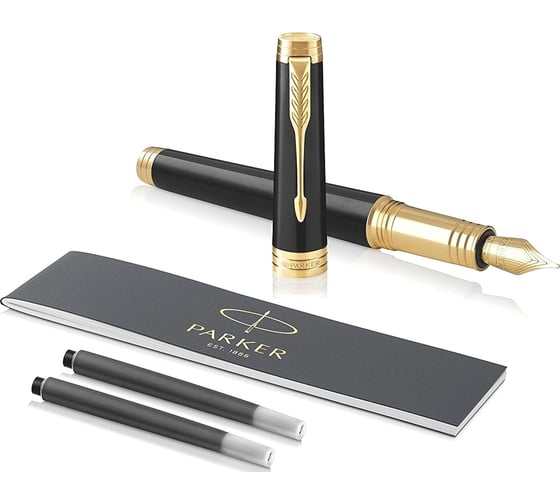 Перьевая ручка Parker Premier - Black GT, F 1931409