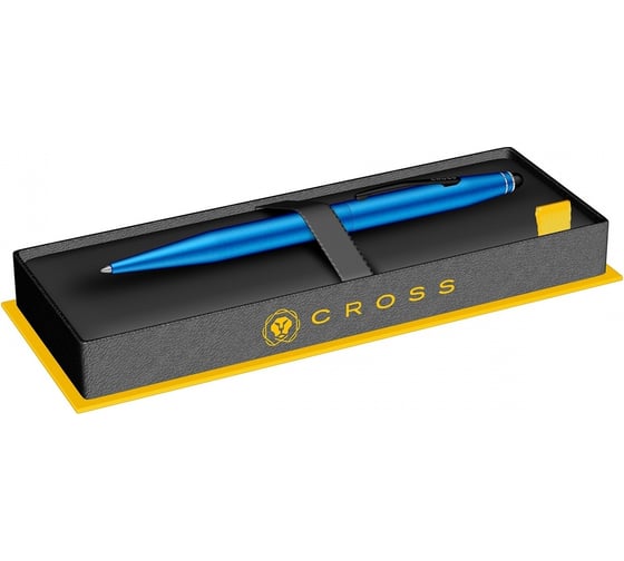 Шариковая ручка Cross Tech2 - Metallic Blue со стилусом, M BL AT0652-6 1