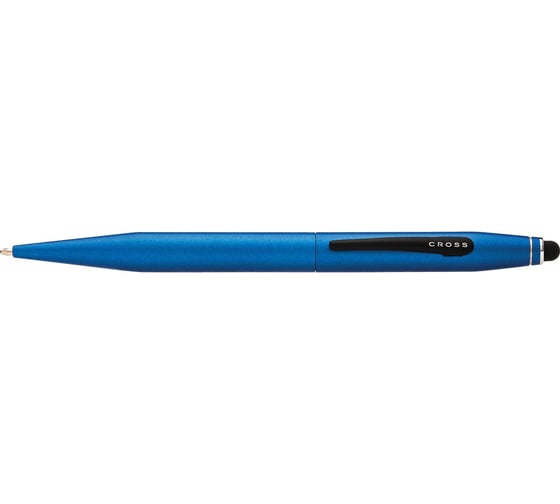 Шариковая ручка Cross Tech2 - Metallic Blue со стилусом, M BL AT0652-6