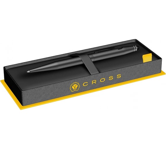 Шариковая ручка Cross Tech2 - Satin Black со стилусом, M BL AT0652-1