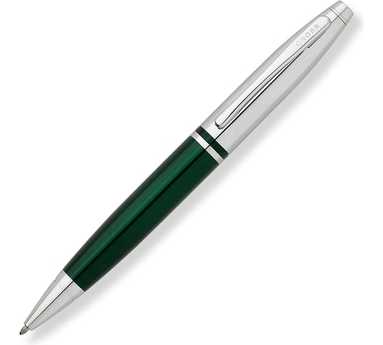 Шариковая ручка Cross Calais - Green Chrome M BL AT0112-7