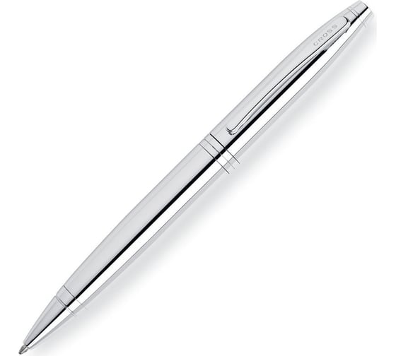 Шариковая ручка Cross Calais - Lustrous Chrome M BL AT0112-1 1