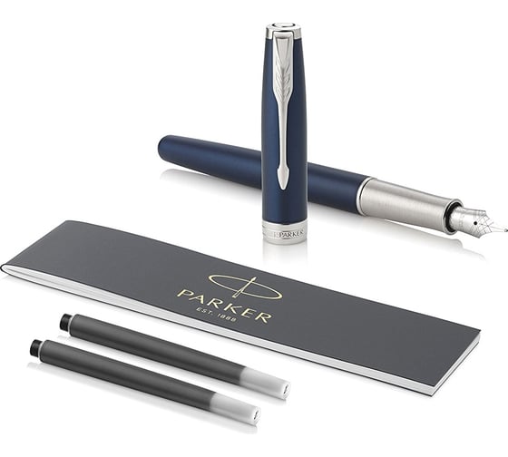 Перьевая ручка Parker Sonnet Core - LaqBlue CT, F, BL 1931533