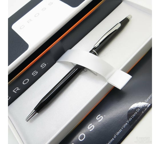 Шариковая ручка Cross Century Classic - Black Lacquer CT M BL AT0082-77