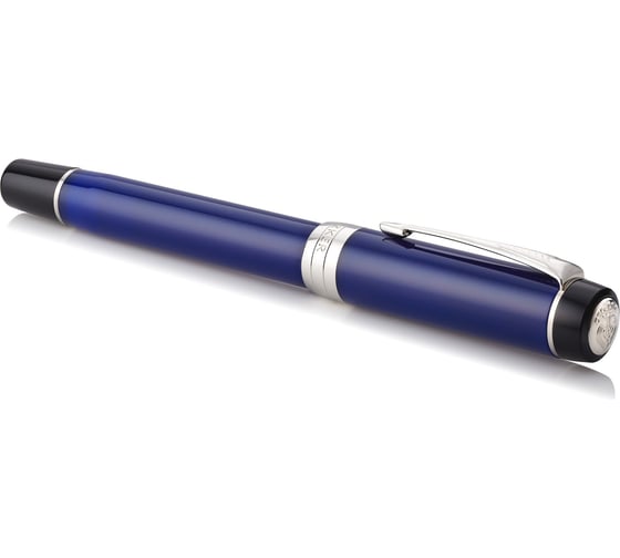 Ручка-роллер Parker Duofold - Blue/Black CT, F 1947987