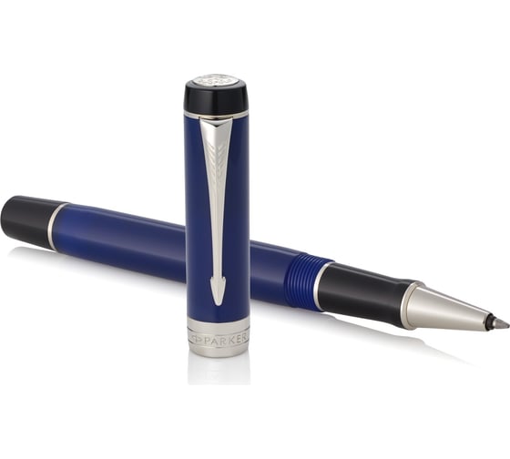 Ручка-роллер Parker Duofold - Blue/Black CT, F 1947987
