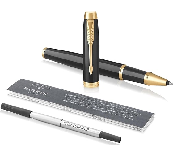 Ручка-роллер Parker IM Core - Black GT, F, BL 1931659