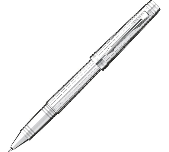 Ручка-роллер Parker Premier - Deluxe Graduated Chiselling ST, F, BL S0887990