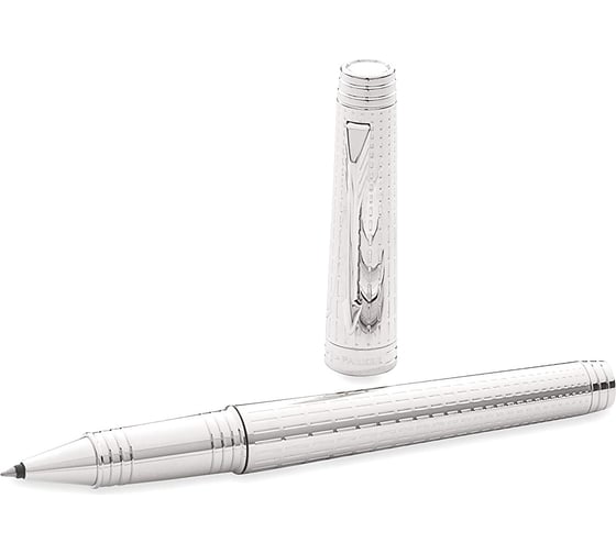 Ручка-роллер Parker Premier - Deluxe Graduated Chiselling ST, F, BL S0887990