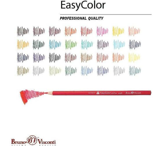 Цветные карандаши Bruno Visconti EASYCOLOR 36 цветов 30-0033