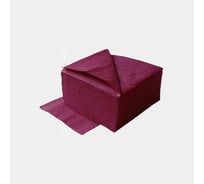 Салфетки LIME 1-слойные, 33 на 33см, 400л, бордо, 610400