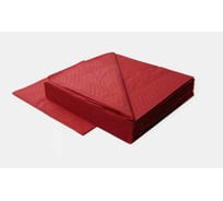Салфетки LIME 2-слойные, 33 на 33см, 125л, красные, 740700