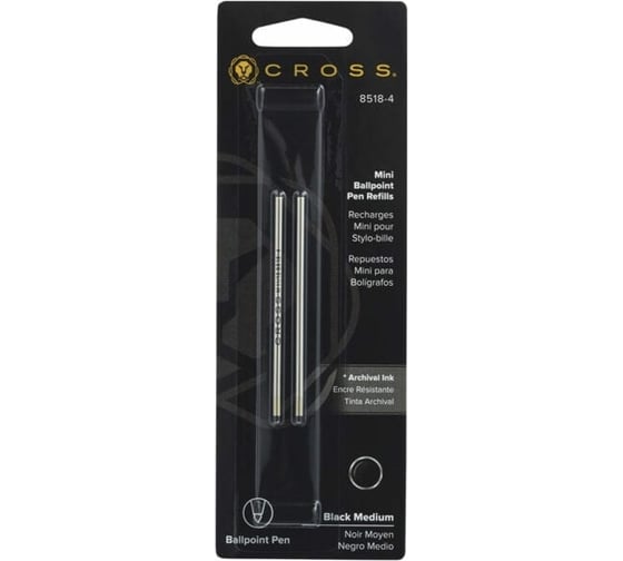 Стержень шариковый для ручки Cross Tech3 и Tech4 M, черный 8518-4
