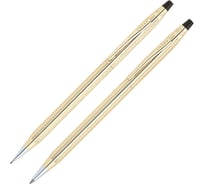 Подарочный набор Cross Century Classic 10 Karat Rolled Gold шариковая ручка, карандаш 450105