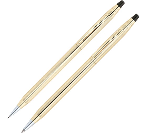 Подарочный набор Cross Century Classic 10 Karat Rolled Gold шариковая ручка, карандаш 450105