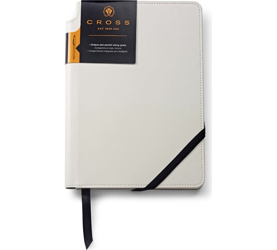 Записная книжка Cross Journal White 160 стр. в линейку, с отделением для ручки AC281-4S