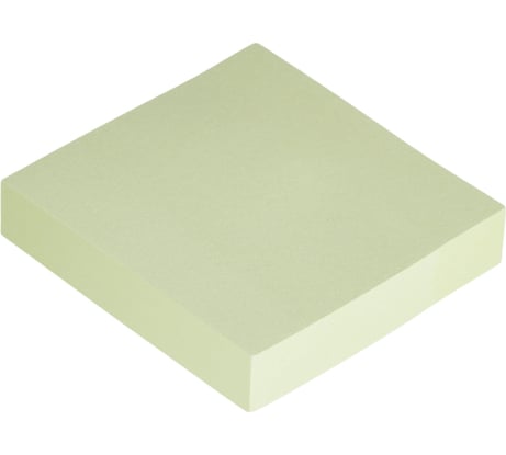 Бумага для заметок Attache Economy стикеры с клеевым краем 51x51 мм 100 листов, пастельный зеленый 1407992