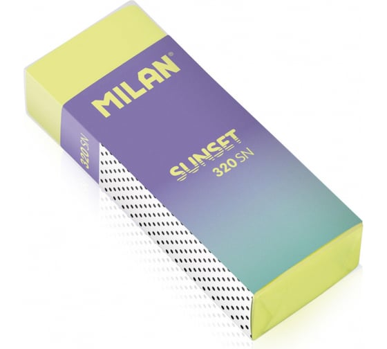 Ластик для карандаша Milan SUNSET из пластика, 2 шт BPM10452 1401582