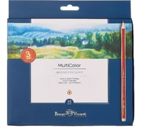 Цветные карандаши Bruno Visconti Multicolor 24 цвета, в коробке-пенале 30-0036