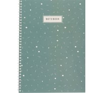 Бизнес-тетрадь Flakes blue обложка УФ лак, спираль, А4, 48л, клетка Attache 1441264