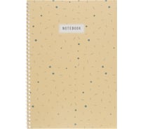 Бизнес-тетрадь Flakes yellow обложка УФ лак, спираль, А4, 48л, клетка Attache 1441265