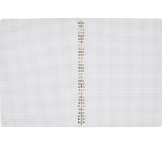 Блокнот Attache Selection Bloom B5, 80 листов, клетка, спираль 190x262 мм 1421449