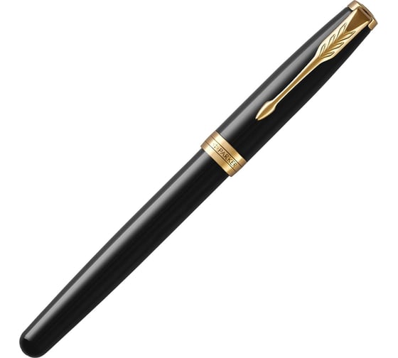 Ручка-роллер Parker Sonnet Core - LaqBlack GT, M 1948080