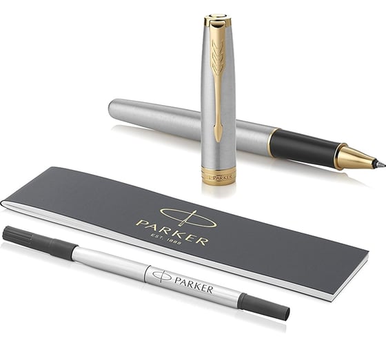 Ручка-роллер Parker Sonnet Core - Stainless Steel GT, M, BL 1931506