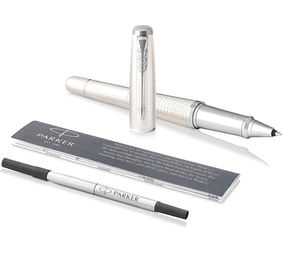 Ручка-роллер Parker Urban Premium - Pearl Metal CT, F, BL 1931610