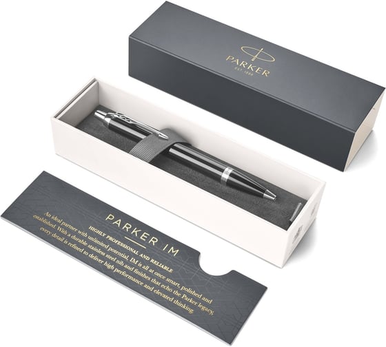 Шариковая ручка Parker IM Core - Black CT, M 1931665