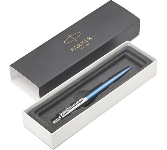 Шариковая ручка Parker Jotter Core - Waterloo Blue CT, M 1953191