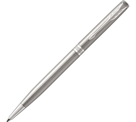 Шариковая ручка Parker Sonnet Core - Stainless Steel GT SLIM, M, BL 1931513 1