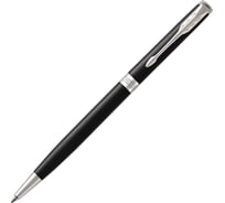 Шариковая ручка Parker Sonnet Core Slim - LaqBlack CT, M, BL 1931503