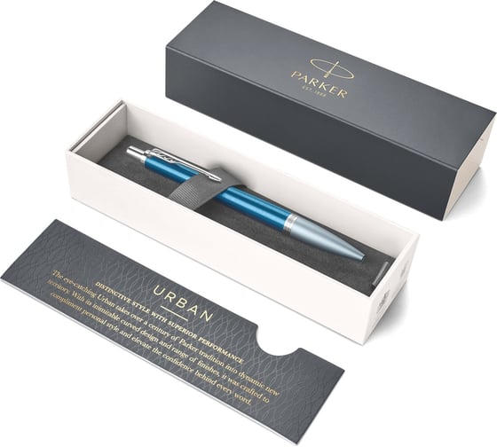 Шариковая ручка Parker Urban Premium - Dark Blue CT, M 1931565