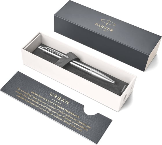 Шариковая ручка Parker Urban Premium - Silvered Powder CT, M 1931578
