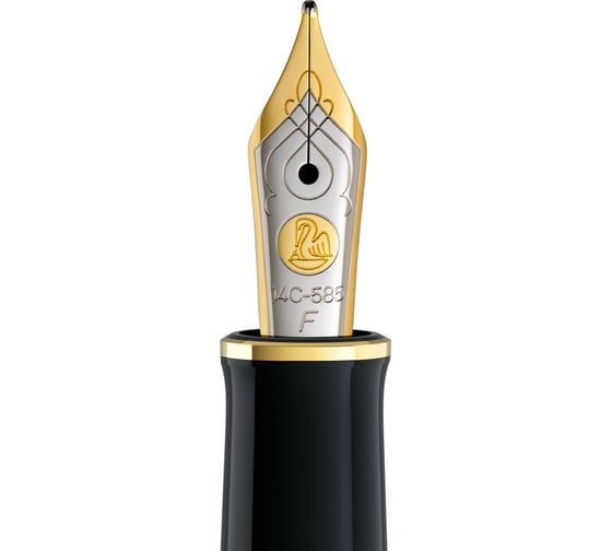 Перьевая ручка Pelikan Souveraen Black and Blue GT, F 994939