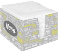 Салфетки NEGA в СПЕНДЕРЕ 100 листов цв. белый - серые 486